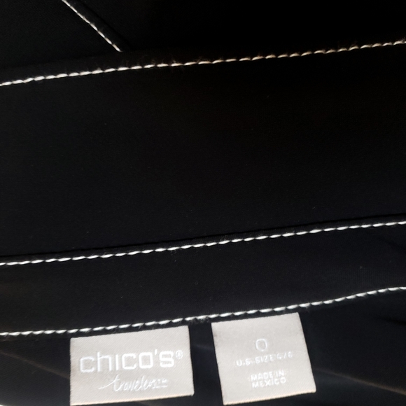 CHICO'S BLACK BUTTON-DOWN DRESS - Picture 7 of 9